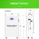 (Pre-Sale) 51.2V 314ah 16KWh Wall&Floor-mounted LiFePO4 Battery Pack for Solar Energy Storage Touch Screen