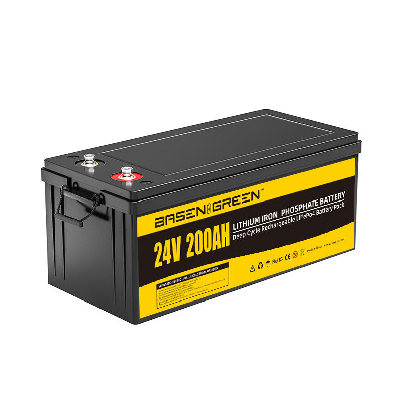 24V 200ah LiFePO4 Battery Built-in 100A BMS with Bluetooth ship